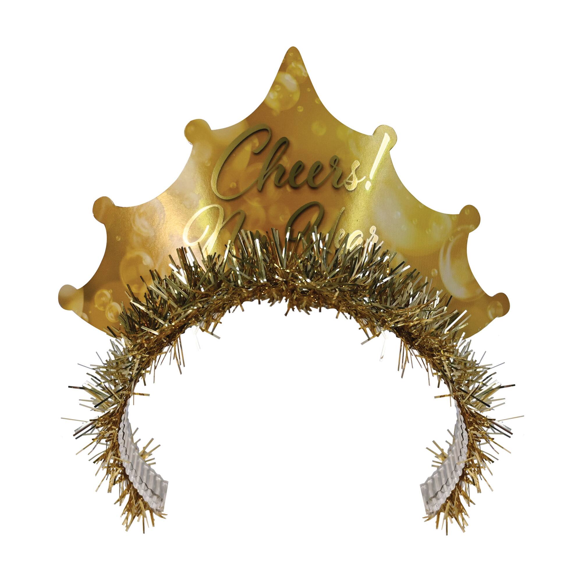 Beistle Adult Champagne New Year Tiaras, 50ct.
